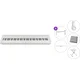 Roland FP-40 White Standard SET Digitalni stage piano White