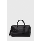 Kožna torba Polo Ralph Lauren boja: crna