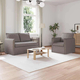 vidaXL vidaXL Kavč 2 pcs Taupe, (5000146321)