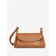 LANCASTER Paris Torba za čez ramo Lancaster Sac trotteur A rabat aimanté M Accordéon Double Camel - In - Orange rjava