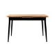 Hanah Home Trpezarijski sto na razvlačenje Ay-1184, 120-150 cm, Smeđi