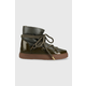 Kožne cipele za snijeg Inuikii Gloss boja: zelena, 75202-007