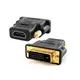 E-GREEN DVI-I (24+5) Dual Link (M) - HDMI (F) Black