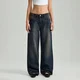 Wide leg farmerke