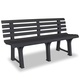 VIDAXL plastična vrtna klop (145.5x49x74cm)
