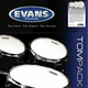 Evans Hydraulic Glass Clear Tom Pack-Standard (12, 13, 16)