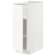METOD Podni element s policama, bela/Vallstena bela, 30x60 cm
