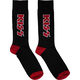 Kiss Nogavice Red Logo Black 39-45