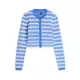 Tommy Jeans Pletena jopica DW0DW22314 Modra Slim Fit
