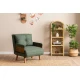 ATELIER DEL SOFA Sofa-krevet sa 1 sedaljkom Cosmo Single Green