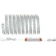 Paulmann LED-trakovi-osnovni komplet z vtičem 24 V 300 cm toplo-bele barve Paulmann MaxLED 1000 70670