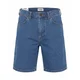 WRANGLER Kavbojke LIGHT & SOFT FRONTIER DARK STONE SHORTS moder denim