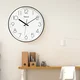 Telesonic Zidni sat, 35 cm, Crni