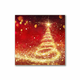 tulup.si Slika na platnu Zima božična drevesa Christmas 40x40 cm