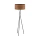 Eglo 33705 - Podna lampa CANNAFESCA 1xE27/60W/230V braon/crna