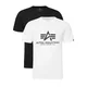 Alpha Industries Komplet t-shirt majic? Basic 106524 Bela Regular Fit