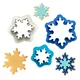 Decora Modelčki za piškote SNOWFLAKE, 3-delni modelček