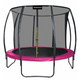WANNADO trampolin 6FT - 183 cm s unutarnjom mrežom + ljestve - ružičaste boje