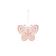 Viseči kovinski metulj PASTEL BUTTERFLY - več barv Barva: Rumena