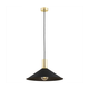 Argon 4912 - Luster na sajli MINORI 1xE27/15W/230V crna/zlatna