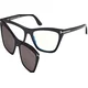Tom Ford Ženski okvir za dioptrijske naočare Blue Block 0FT5971-B 154, Crni