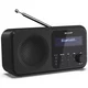 Sharp Sharp DR-P420(BK) Prenosni digitalni radio Tokyo, FM/DAB/DAB+, Bluetooth 5.0, napajanje prek USB ali baterije, črn Sharp | črna | DR-P420(BK) | Prenosni digitalni radio Tokyo | USB | modra