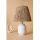 Opviq Stona lampa E27 Max 40W, Belo-Hrast