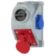 PCE Fiksna vtičnica s stikalom L-0-P 16A 5P 400V + 2x 2P+Z 230V IP44 COMBO-POL 960615421W