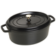 Casserole kozica, 4,25 l, črne barve, iz litega železa, Staub
