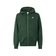 Nike Sportswear Jopa na zadrgo CLUB zelena