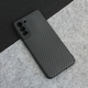 Ovitek moški Carbon fiber za Samsung Galaxy S21 5G, Teracell, črna