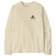 Patagonia L/S Chouinard Crest Responsibili-Tee majica, birch white (M)