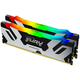 DDR5 96GB (2x48GB) 6400MHz [FURY RENEGADE RGB], Non-ECC UDIMM, CL32 1.4V, 288-pin 2Rx8, Silver/Black, Memory Kit, w/RGB Heatsink, XMP ( KF5