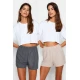 Trendyol Beige-Multicolor 2-Pack Viscose Woven Shorts