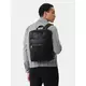 Torbica za okrog pasu Calvin Klein Emblem Aop Emboss Slim Square Bp LV04D3328G Črna