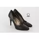 Kožne ženske cipele na štiklu - Salonke 205L crne
