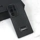 Torbica Carbon Stripe za Samsung S928B Galaxy S24 Ultra crna