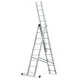 MULTISYSTEM Merdevine aluminijumske trodelne 3x9 gazišta ms
