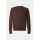 BOSS Pulover Leno 50571914 Temno rjava Regular Fit