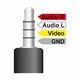 Kabel avd/vid 3.5M/4pinKotni-3xChinch 1,5m Delock