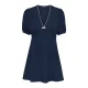 Tommy Jeans Poletna obleka mornarska/bela
