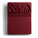 Bordo rdeča napenjalna rjuha iz jerseyja 90x200 cm Amber – DecoKing