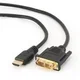 Gembird Adapter HDMI v DVI GEMBIRD 5m, HDMI/DVI, M/M Črna 5 m