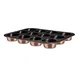 Berlingerhaus Pekač za mafine s premazom proti prijemanju BH-8671 12 pcs Black Rose Collection