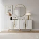 HANAH HOME Konzola Meyra 150 White Gold
