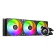 ID-Cooling vodno hlajenje za CPU - FX360 INF (27.2ddB; maks. 98.54 m3/h; 3x12cm, A-RGB, črn)