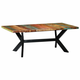 vidaXL Blagovaonski stol od masivnog obnovljenog drva 200x100x75 cm