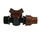 shumee Vtični ventil PE 3/4 x 16 mm GZ x zaklep rjave barve BF-zaklep ventila