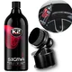 shumee K2 sigma PRO 1L + aplikator z debelimi ščetinami črno čistilo za pnevmatike
