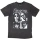 The Doors Squares (Stone Wash) Charcoal Grey L Majica